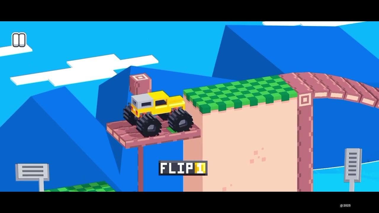 Drive Mad Flippy Fields