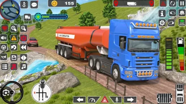 Oil Tanker Truck Drive